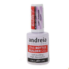 Andreia One Bottle Builder Gel Baja Viscosidad Soft Lavender 14 ml - Gel Constructor Profesional para Reforzar y Nivelar Uñas