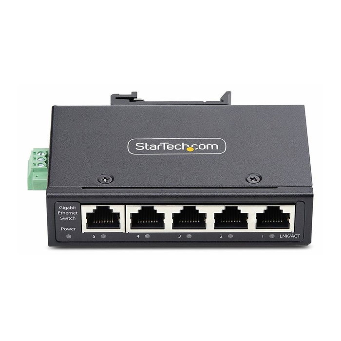 StarTech.com Switch Ethernet Industrial de 5 Puertos No Gestionado IP30 Gigabit