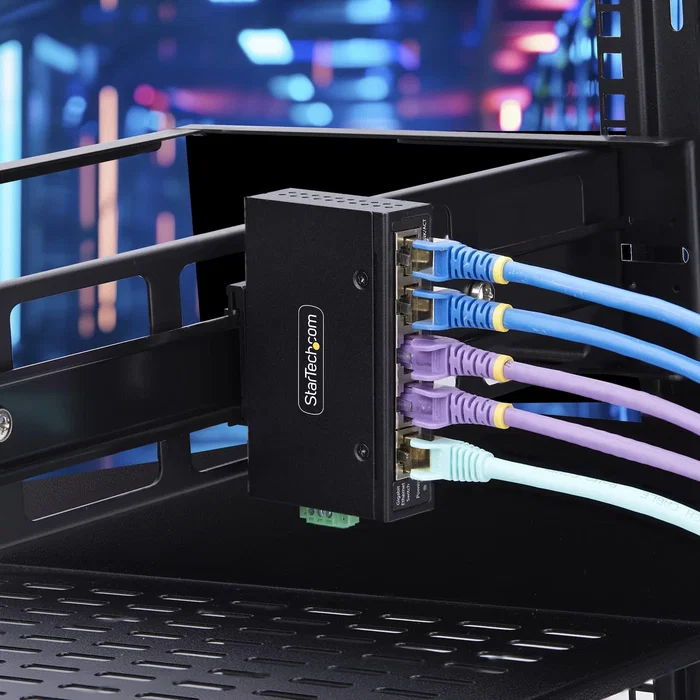 StarTech.com Switch Ethernet Industrial de 5 Puertos No Gestionado IP30 Gigabit
