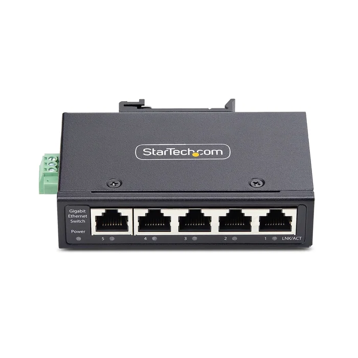 StarTech.com Switch Ethernet Industrial de 5 Puertos No Gestionado IP30 Gigabit