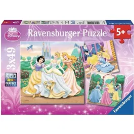 Ravensburger Puzzle Princesas Disney 3 x 49 Piezas