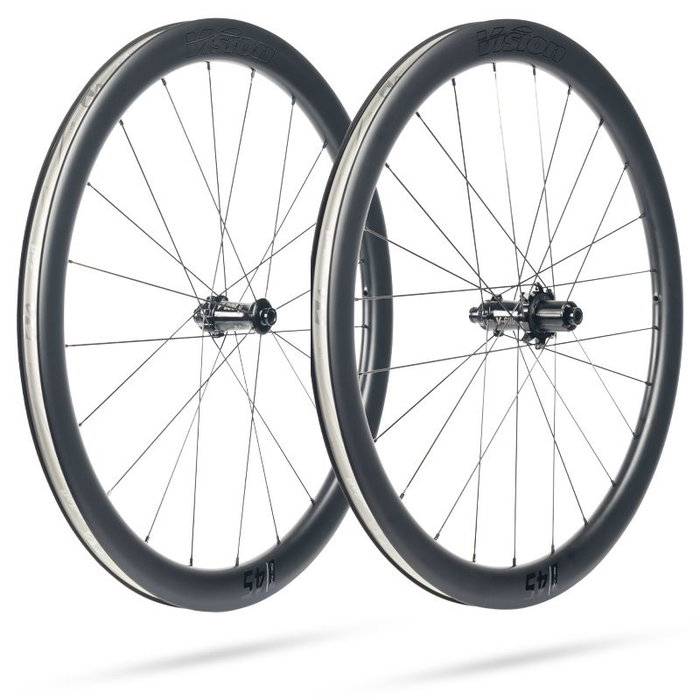 Vision SC Ruedas de Carbono 45 mm Competición Peso Ligero 1542g Vision SC Ruedas de Carbono 45 mm Competición Peso Ligero 1542g