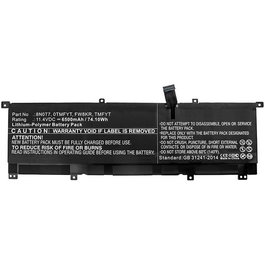 CoreParts Bateria para Portatil para Dell 68.40Wh Li-ion 11.4V 6000mAh