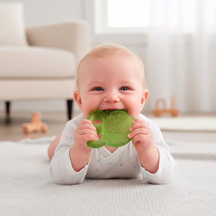 Playgro Pack 2 Mordedores de Bebé Forma de Abeja con Agua 3 meses+ Multilenguaje