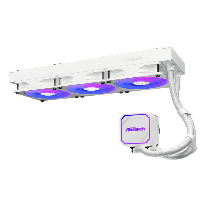 ASRock Pro White 360 ARGB Refrigeración Líquida Todo en Uno - Ventilador 120 mm Blanco - Compatible AM4, AM5, LGA 1851, LGA 1700