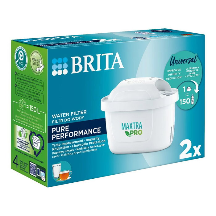 Brita Maxtra+ Pro Pure Water Filter, 2 unidades, Blanco