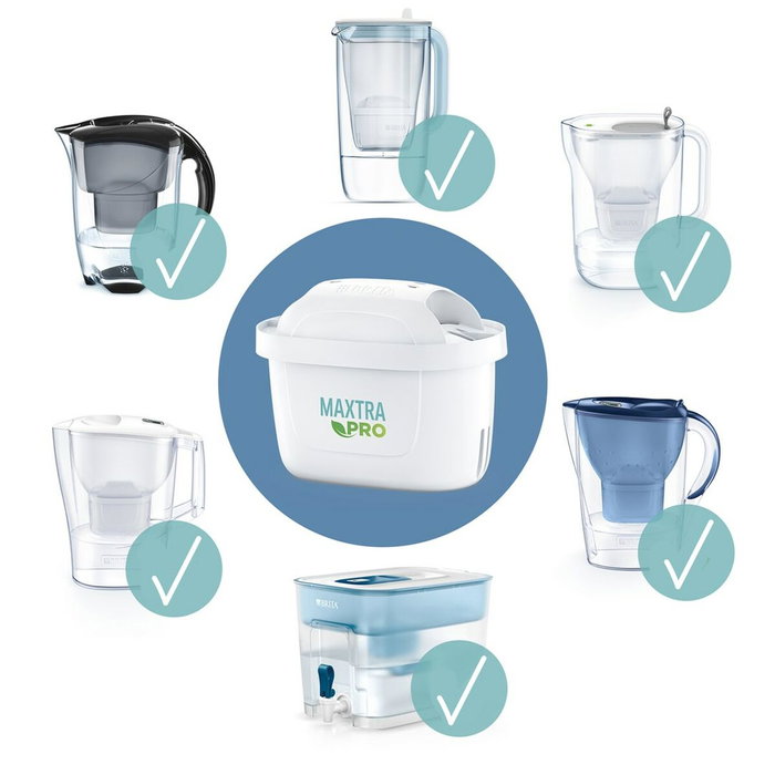 Brita Maxtra+ Pro Pure Water Filter, 2 unidades, Blanco