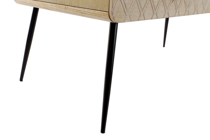 DKD Home Decor Mesa de Centro Scandi Pan con Cajones