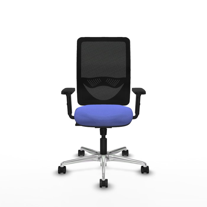 PIQUERAS Y CRESPO Silla de oficina Zulema con mecanismo Sincro, Azul claro y Negro PIQUERAS Y CRESPO Silla de oficina Zulema con mecanismo Sincro, Azul claro y Negro