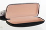 DKD Home Decor Funda Gafas Vintage Negro Blanco PU Metal 7 x 5.5 x 16 cm (12 Unidades)