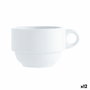 Quid Taza Porcelana Basic Blanca 25 cL (12 Unidades)</html>