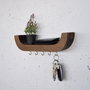 Hanah Home Estantería de Pared Raf289 Madera Contrachapado Decorativa 33x11x7 cm