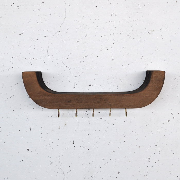Hanah Home Estantería de Pared Raf289 Madera Contrachapado Decorativa 33x11x7 cm