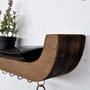 Hanah Home Estantería de Pared Raf289 Madera Contrachapado Decorativa 33x11x7 cm