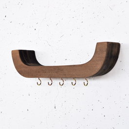 Hanah Home Estantería de Pared Raf289 Madera Contrachapado Decorativa 33x11x7 cm