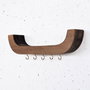 Hanah Home Estantería de Pared Raf289 Madera Contrachapado Decorativa 33x11x7 cm