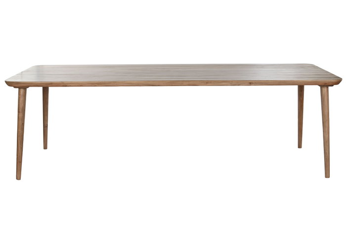 DKD Home Decor Mesa de Comedor de Acacia Marrón Claro 250x100x77 cm DKD Home Decor Mesa de Comedor de Acacia Marrón Claro 250x100x77 cm