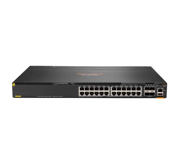 HP Enterprise HPE Aruba Networking CX 6300M 24-port 1GbE Class 4 PoE y 4-port SFP56 HP Enterprise HPE Aruba Networking CX 6300M 24-port 1GbE Class 4 PoE y 4-port SFP56