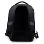 Targus Mochila Citygear para Portátil hasta 14 Pulgadas, Negra con Gris, 6 Secciones, Correa para Trolley, 45x33x17 cm, Modelo para Profesionales Urbanos