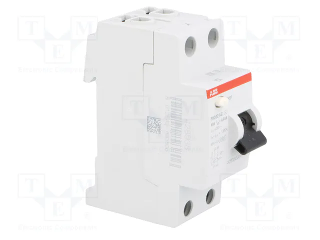 ABB FH202AC-63/0.03 Interruptor Diferencial 2 Polos 63A 30mA ABB FH202AC-63/0.03 Interruptor Diferencial 2 Polos 63A 30mA
