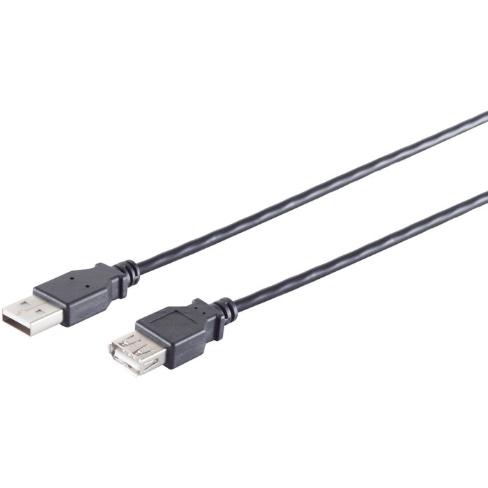 S-Impuls Cable de extensión USB 2.0 de 3 m Negro S-Impuls Cable de extensión USB 2.0 de 3 m Negro