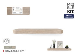 Moblekit Estante Flotante Oak SVEN 80x23.5x3.8cm