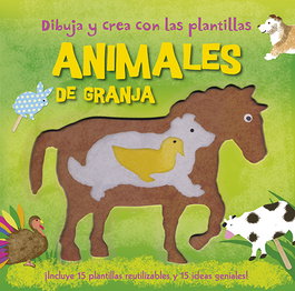SAN PABLO EDITORIAL, Animales de la granja. (Dibuja y crea con plantillas) - Laura Hambleton