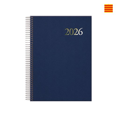 DOHE Agenda Anual Catalan Segovia Espiral Tapa Extra 140x200 Blau DOHE Agenda Anual Catalan Segovia Espiral Tapa Extra 140x200 Blau