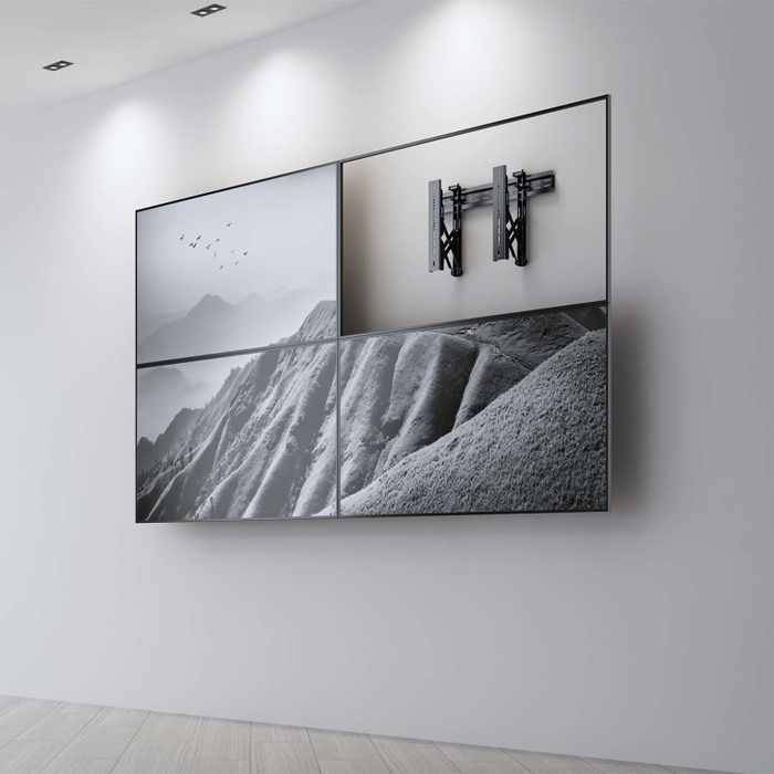 Aisens Soporte de Pared Nivelable para Videowall y TV de 37-70 pulgadas con Función Pop-out
