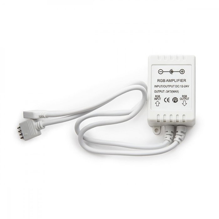 Amplificador de Señal Tira LED RGB 12-24VDC 108/216W