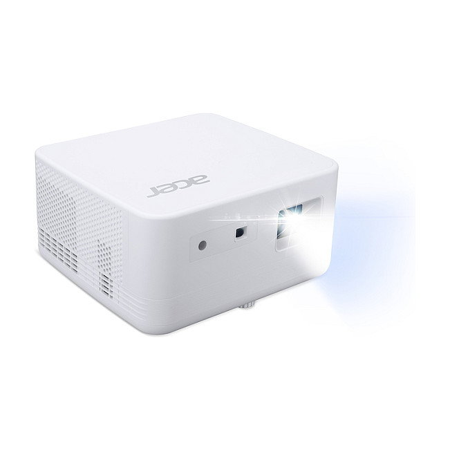 Acer Proyector PD1810ic 4K UHD 1000 Lúmenes DLP RGBLED para Cecho Blanco, Resolución 3840x2160, Relación de Contraste 8000:1, 3D, Full HD, 16:9, 20000h Lámpara