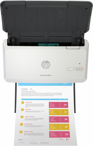 HP ScanJet Pro 2000 s2 Escáner de documentos con ADF de 50 hojas
