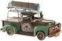 DKD Home Decor Vehículo de Decoración Metal Camioneta Plateado y Verde