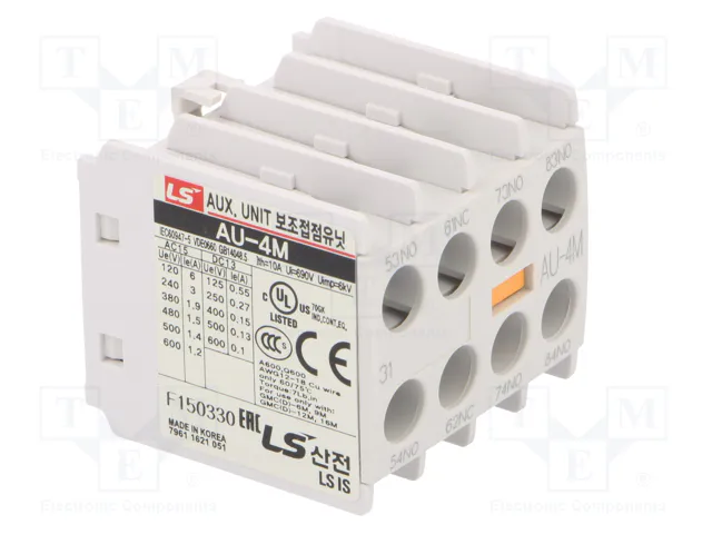 LS ELECTRIC Contactores Auxiliares AU-4M 3A1B
