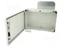 FIBOX Carcasa de pared ARCA 400x600x210mm gris
