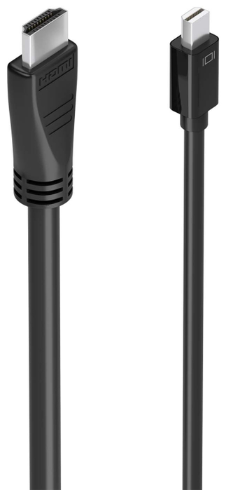 Aisens Cable Conversor Mini DisplayPort a HDMI 4K@60Hz, 5m, Negro