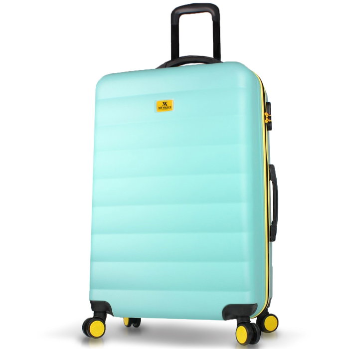 Zoozie Bags 6858 Maleta Grande de ABS Color Menta, 76x48x30cm, 100L, 25kg Zoozie Bags 6858 Maleta Grande de ABS Color Menta, 76x48x30cm, 100L, 25kg