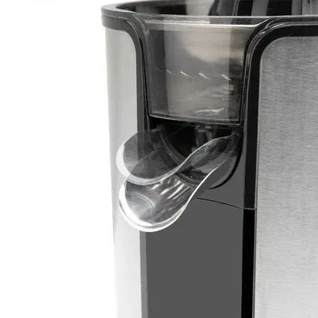 Orbegozo Exprimidor EP 4300 1100W Acero Inoxidable Cuerpo, Filtro y Boquilla Ideal para Cítricos y Zumo