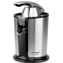 Orbegozo Exprimidor EP 4300 1100W Acero Inoxidable Cuerpo, Filtro y Boquilla Ideal para Cítricos y Zumo