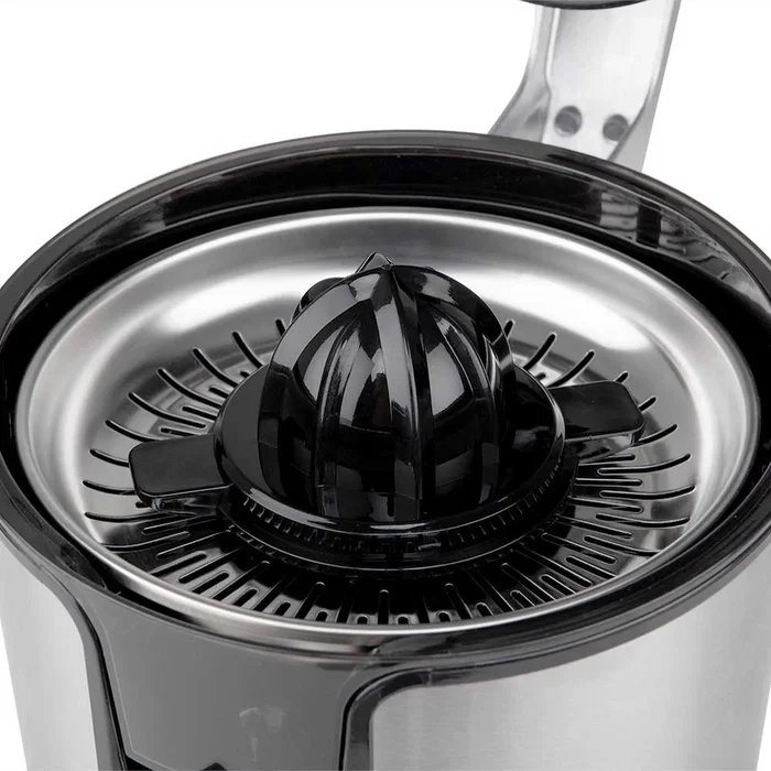 Orbegozo EP 4300 Exprimidor de Cítricos Eléctrico 1100W Automático con Cuerpo de Acero Inoxidable y Sistema Antigoteo - Negro