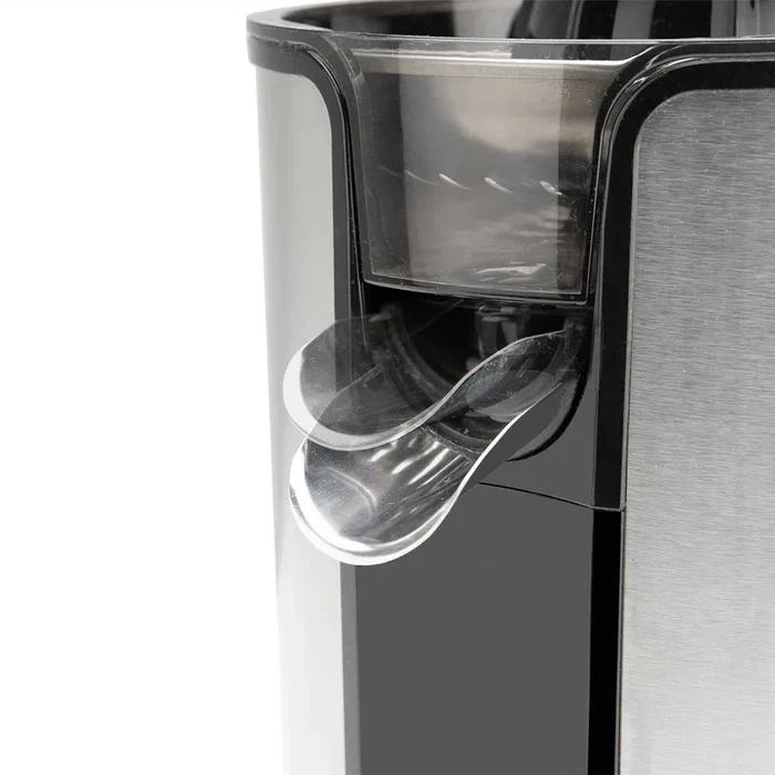 Orbegozo EP 4300 Exprimidor de Cítricos Eléctrico 1100W Automático con Cuerpo de Acero Inoxidable y Sistema Antigoteo - Negro