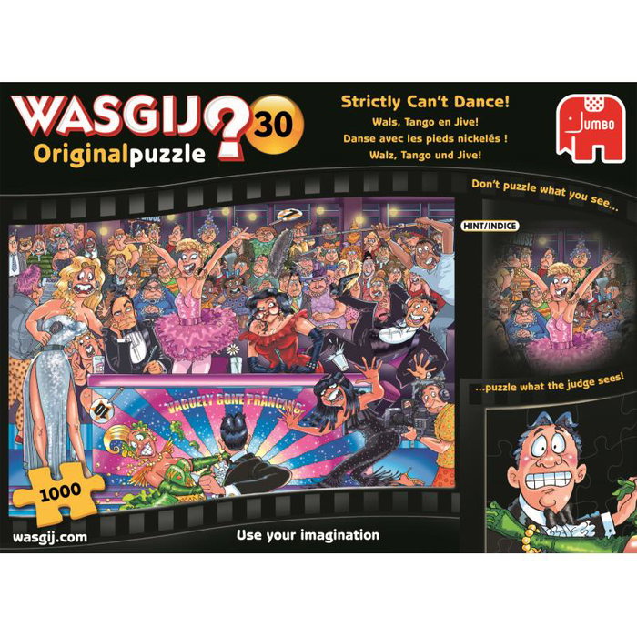 Jumbo Spiele Wasgij Original 30 Walzer, Tango und Jive Rompecabezas 1000 Piezas (19160) - Versión en Alemán