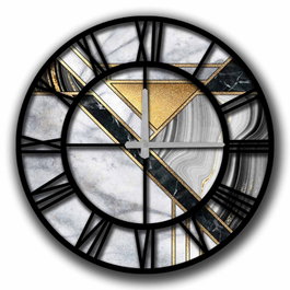 Wallity Reloj Decorativo 5050MS-058 de MDF 5mm de Grosor Diámetro 50 cm