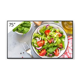 Sony FW-75BZ35L Pantalla Profesional 75" LCD 4K Ultra HD Señalización Digital 24/7 Wifi