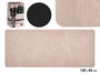 Kinvara Alfombra de Cocina Antideslizante Efecto Mármol, 50x120 cm, 100% Poliéster (Set de 12)