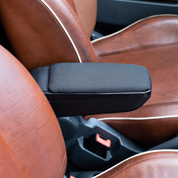 Armster S Reposabrazos para Fiat Punto 2015-2018 Tela Negra