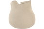 DKD Home Decor Jarrón de Cerámica Orgánico Artesanal Blanco