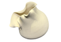 DKD Home Decor Jarrón de Cerámica Orgánico Artesanal Blanco