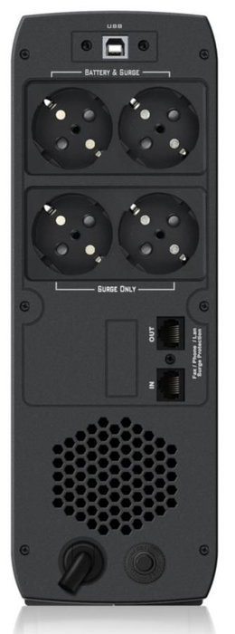 PowerWalker VI 800 CSW SAI Line-Interactive 800VA/480W con Onda Senoidal Pura, AVR y 2 Puertos USB 2.1A