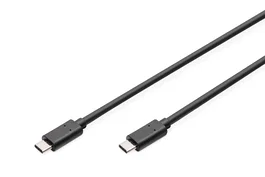 Digitus Cable de Conexión USB-C a USB-C 1,8m Negro